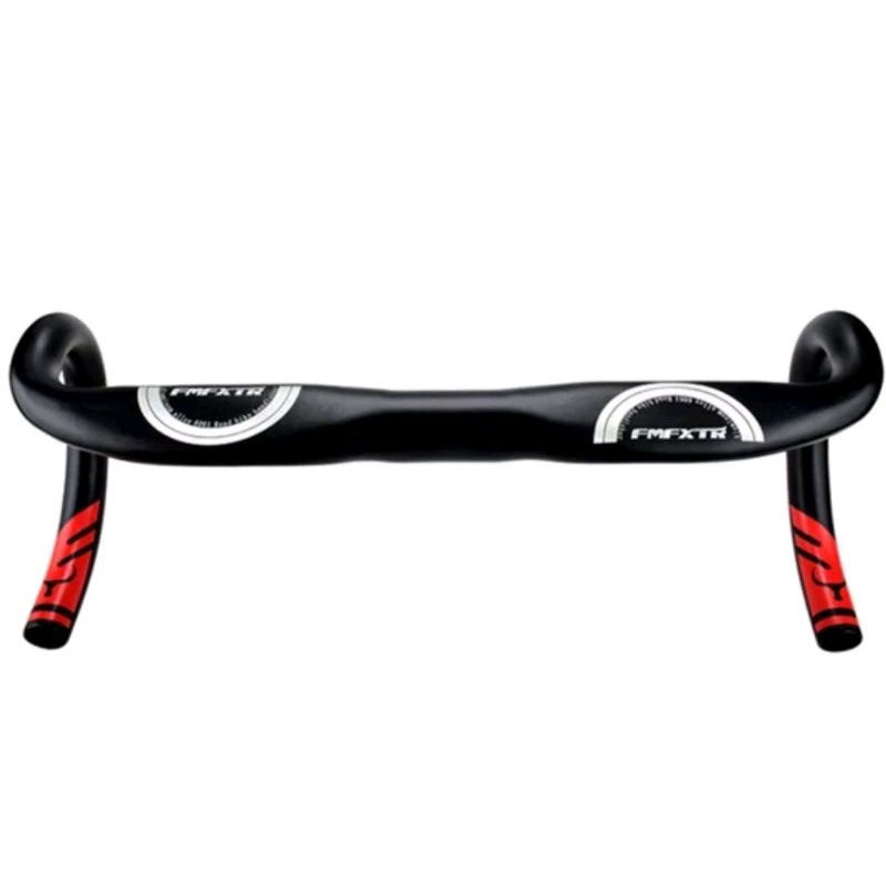 Handlebar Dropbar FMFXTR Stang Drop Bar Sepeda Balap Roadbike Road Bike Aero Pipih Alloy Alumunium