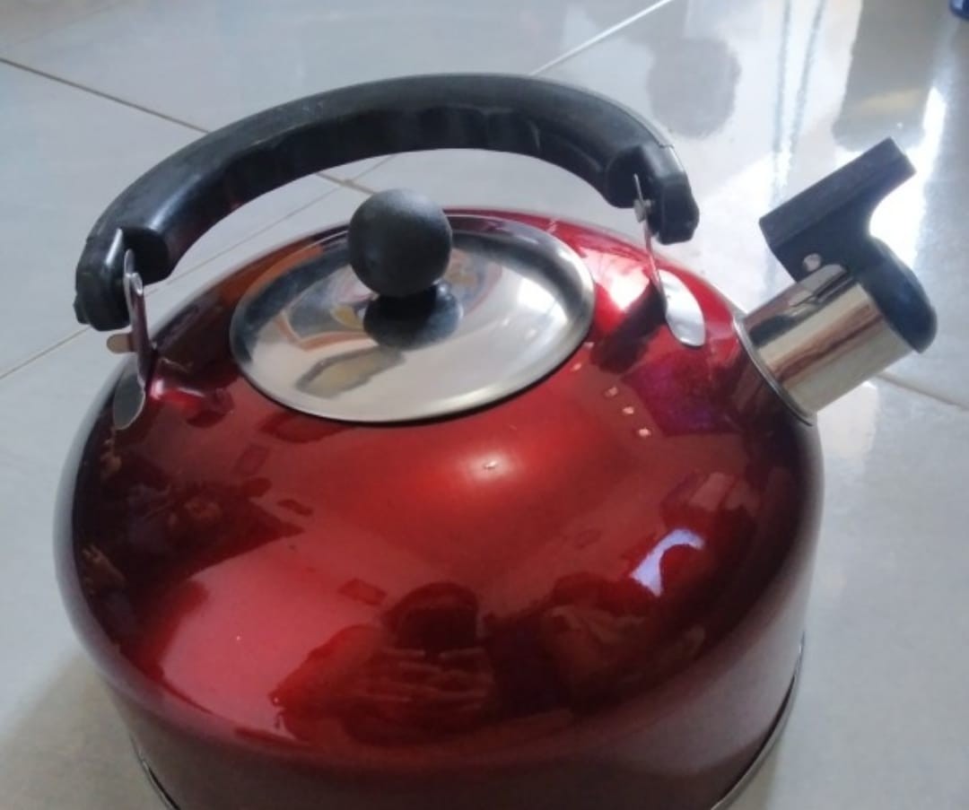 Teko Siul 3 Liter Stainless - Teko Bunyi Pemanas Air - Random Color