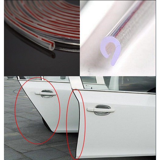 Customize Car Door Guard Pelindung Sudut Anti Lecet Pintu Mobil