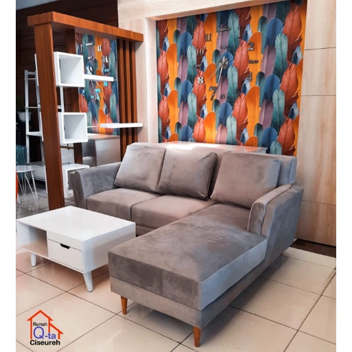 Rumah Qta- SET SOFA L MINIMALIS / SOFA MINIMALIS