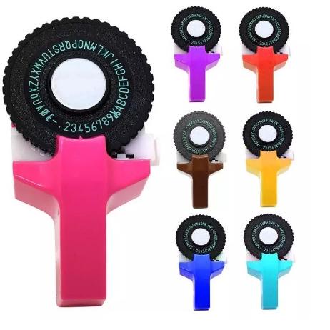 

Oke Price.. MOTEX dymo embossing label maker / Mesin Printer Label Mini 3d Manual Diy