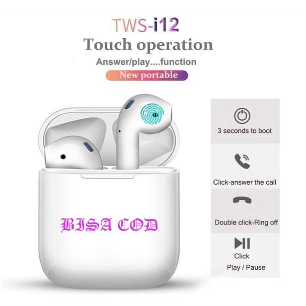 headseat / earphone bluetooh i12 tws