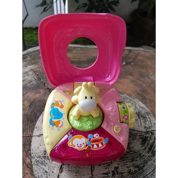(Preloved) Vtech Animal Sounds Music Box - mainan anak