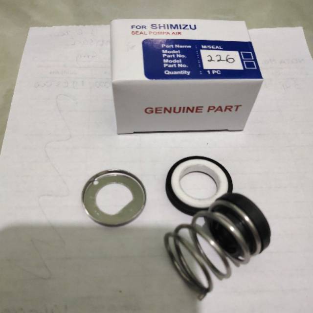Seal pompa air Shimizu 226