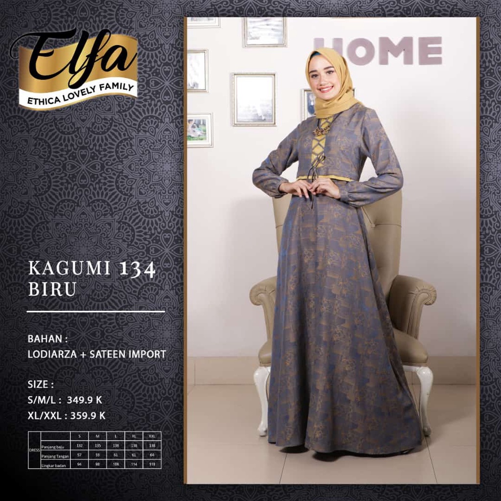 GAMIS TERBARU 2021 ETHICA KAGUMI 134 BIRU