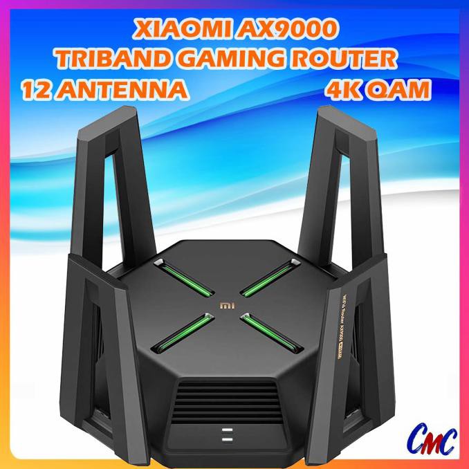 Xiaomi Router Ax9000 Tri-Band Gaming Wifi 6 4K Qam Wifi6 Ax 9000 Cisiimart