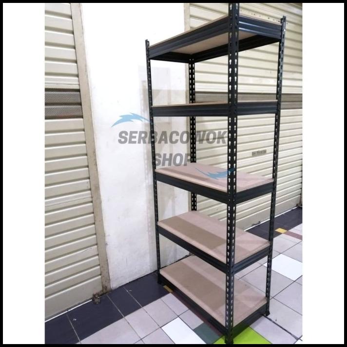 Kenmaster Rak 5 Susun Besi Kapasitas 750 Kg Bebas Mur Baut Termurah