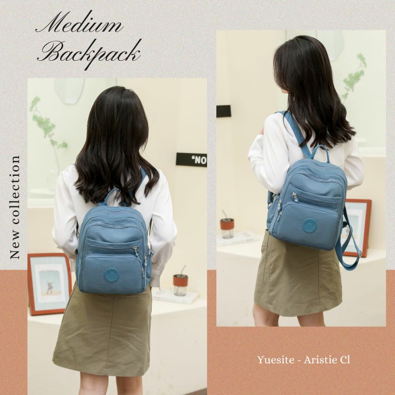 TAS RANSEL YUESITE ARISTIE MEDIUM BACKPACK SEDANG IMPORT CYUTEBAGS