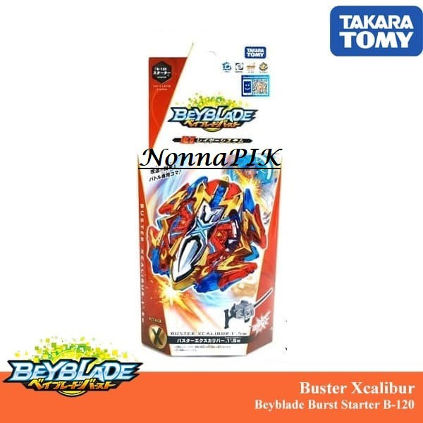 Jual TAKARA TOMY, Beyblade Burst Cho-Z B-120 Buster Xcalibur. 1'. Sw ...