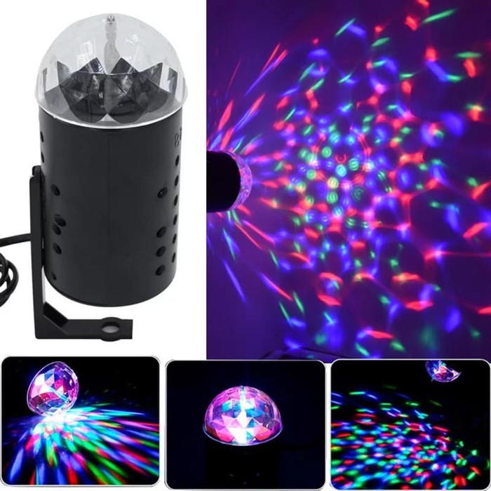 Lampu Disco LED Crystal Magic Ball Lampu KTV Bar Multi Color