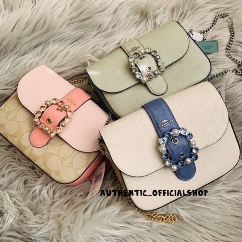 [SALEE!!!!!] Tas Coach Gemma Crossbody In Colorblock In Signature For women