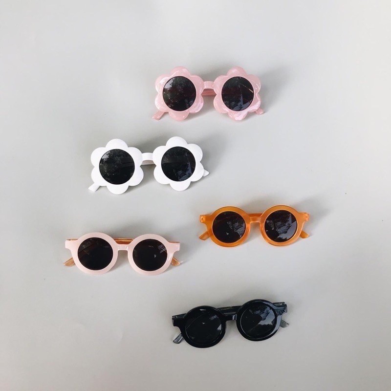 Kacamata Anak Bayi Bulat Sunglasses Baby Bayi Balita Baby Kids Cute Anti UV Ootd Fashion Kaca Mata Gaya Anak Cewek Cowok Laki Laki