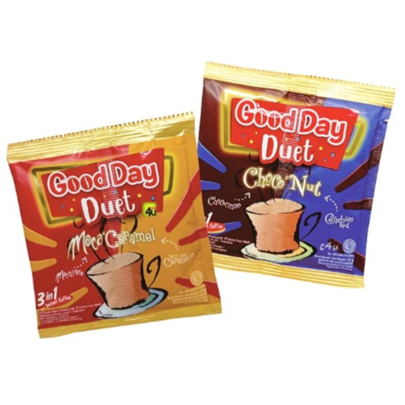

Kopi Rasa Baru Good Day Duet 3in1 (5x22gr) Instant Coffee