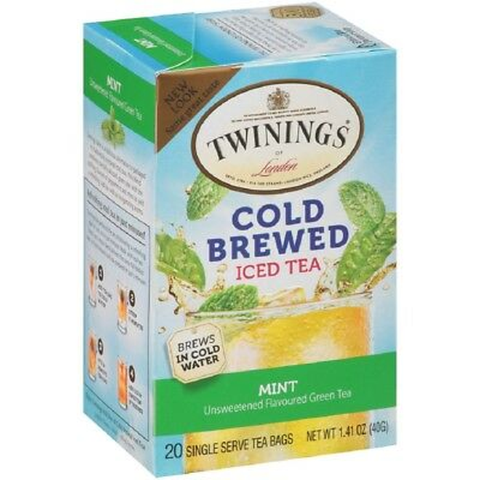 

Twinings Cold Brewed Iced Tea Mint 20 Tea Bags ORI USA
