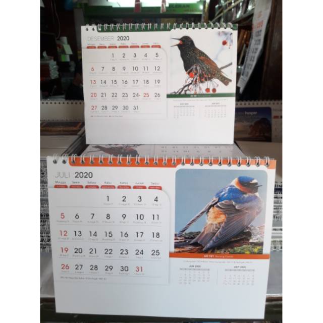 

Kalender Meja motif Burung lucu Th 2020