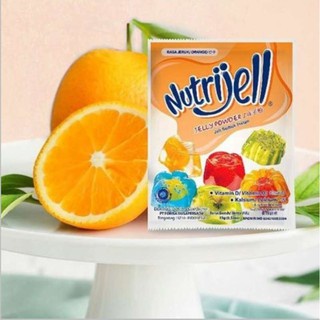 Nutrijell Agar&quot; Jelly Powder Nutrijel Ekonomis Rasa Stroberi S 15 Gram