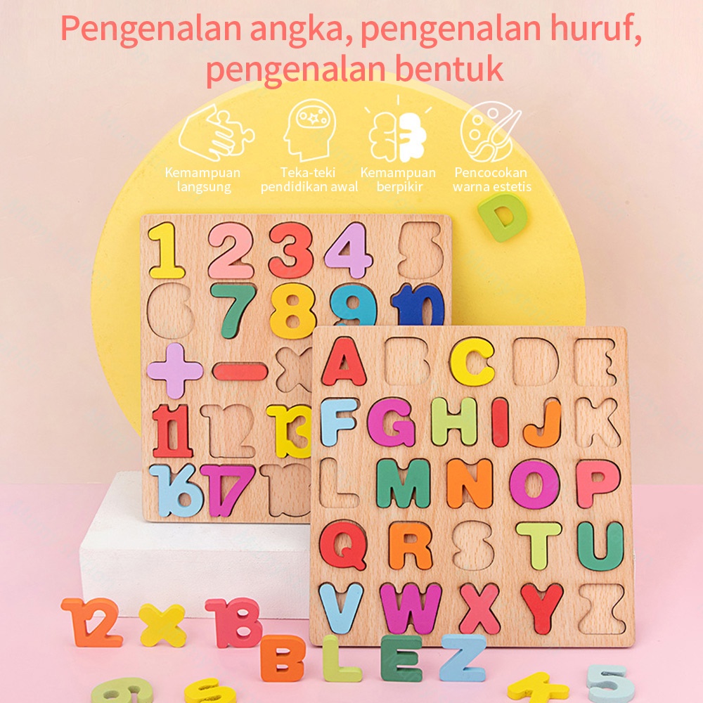 Mumystation Mainan anak jigsaw wooden toys puzzle kayu