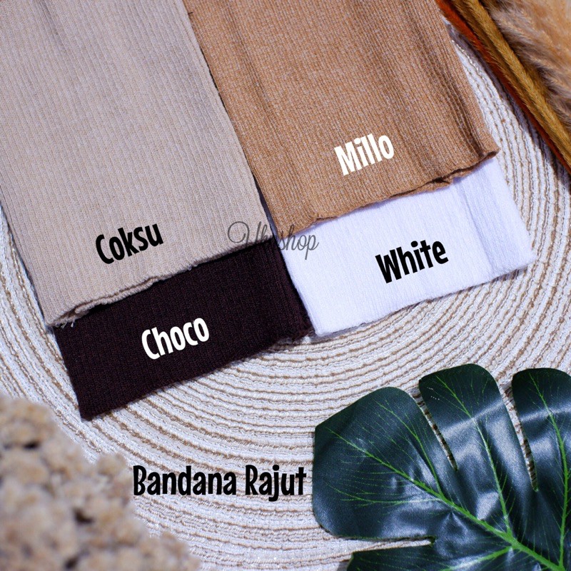 Bandana Rajut Termurah/Bandana bahan Rajut