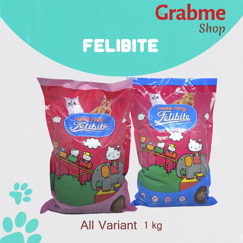 Makanan Kucing kering Premium FELIBITE All Variant 1kg