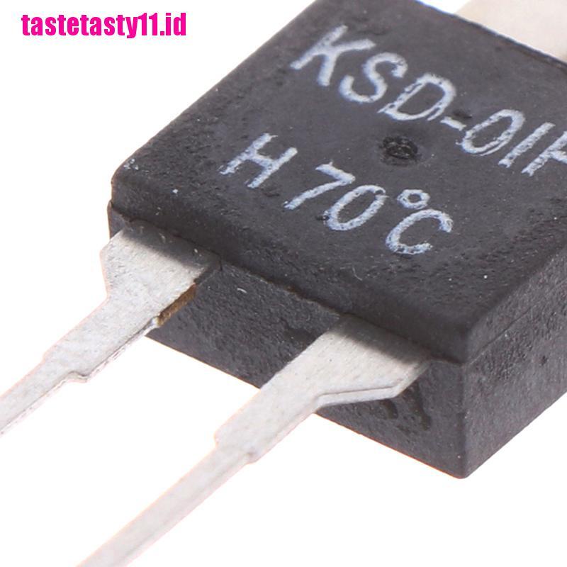 【TTID】2Pcs  Normally Open Thermal Switch Temperature Sensor Thermostat KSD-01F