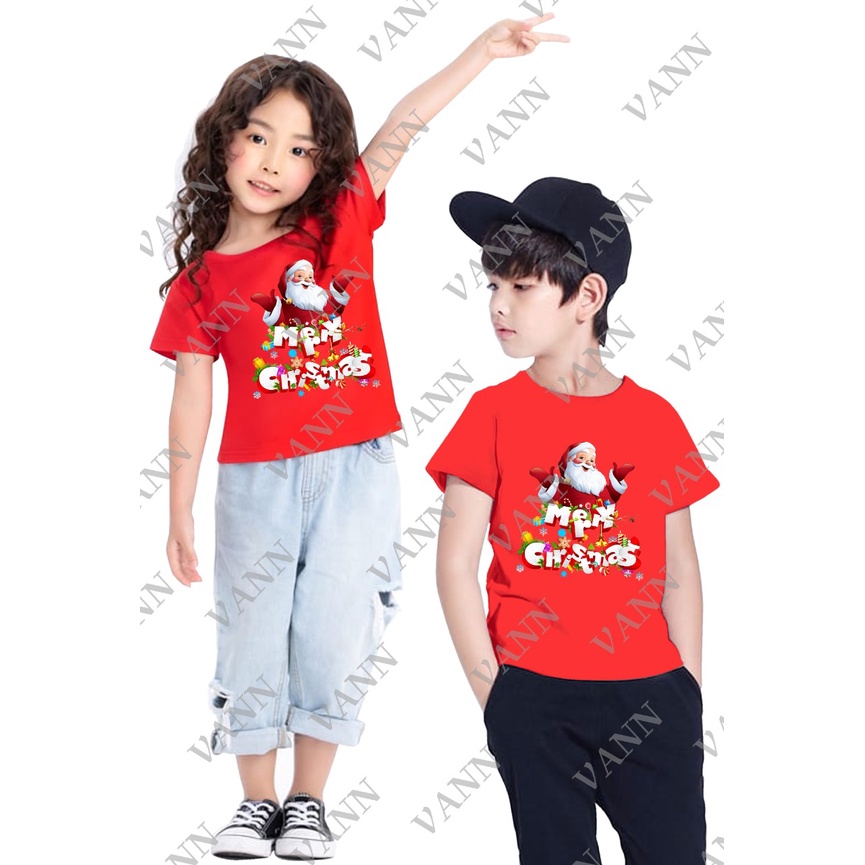 BAJU NATAL /KAOS NATAL ANAK-ANAK/ KAOS NATAL SPESIAL/ KAOS MERRY CHRISTMAS ANAK /PAKAIAN ANAK LAKI-L