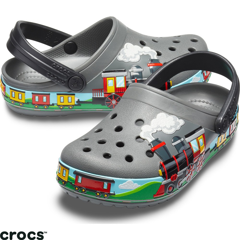 Crocs Train Sandal Anak Cowok Cowo Original Crocs