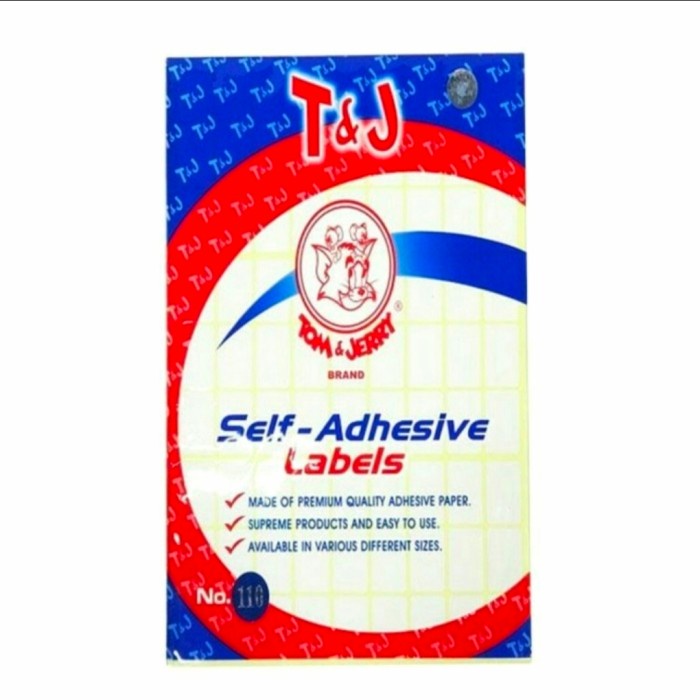 

Label TOM&JERRY No 110