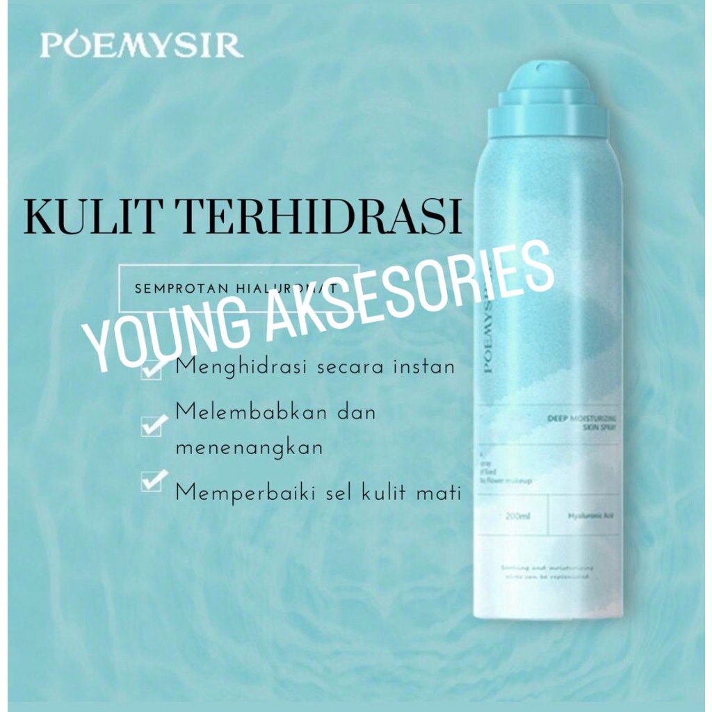 POEMYSIR DEEP HYDRATING SKIN SPRAY/ POEMYSIR PELEMBAB WAJAH