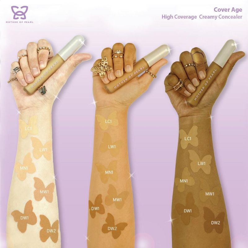 RB LollipooShop MOP BEAUTY LOOSE POWDER, PRIMER MOP, CONCEALER, FOUNDATION MOTHER OF PEARL BY TASYA