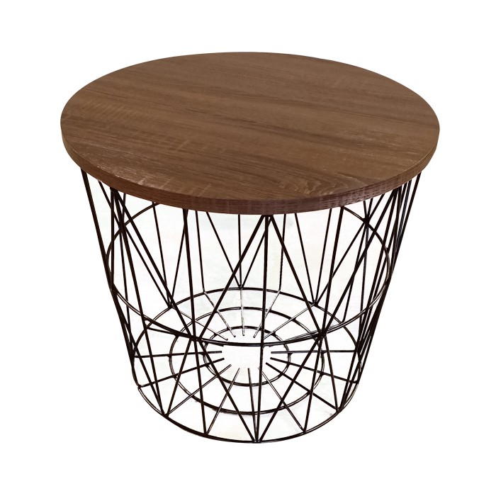 Q Furniture Meja Tamu Bulat Sidney