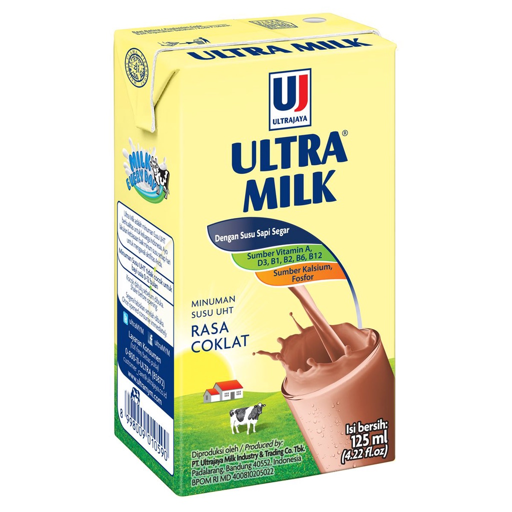 Susu Ultra Milk UHT 125ML PMG