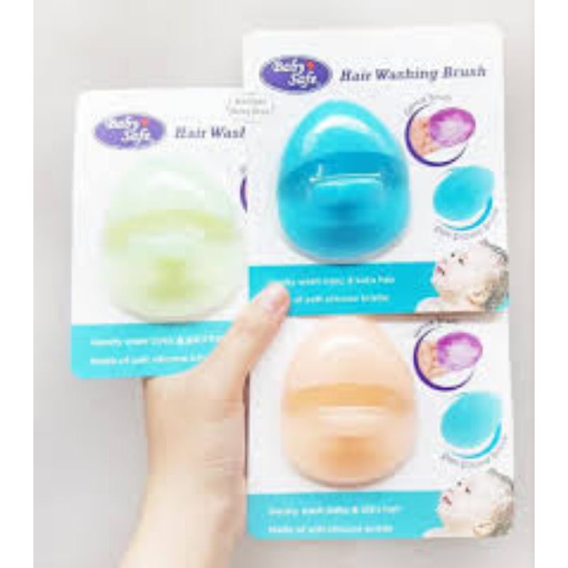 Babysafe SC012 Baby Safe Hair Washing Brush Sikat Rambut Bayi Anak