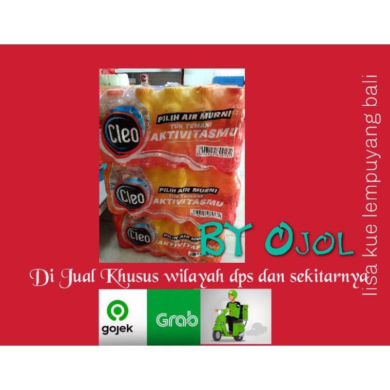 

Air Mineral Cleo botol mini 24X220Ml