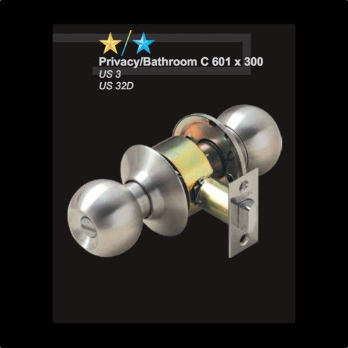 GAGANG HANDLE PINTU BULAT CYLINDRICAL LOCKSET SOLID C 601 x 400