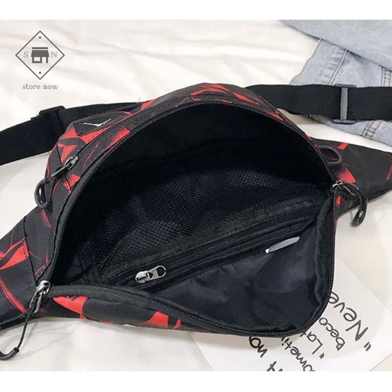 WAISTBAG JORDAN MOTIF / TAS PINGGANG / TAS SELEMPANG JORDAN