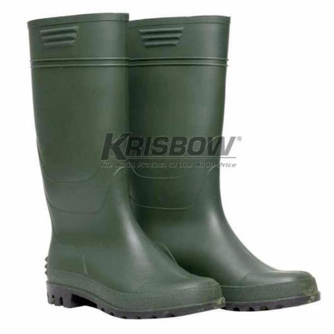 Safety Boots Green Krisbow/ Sepatu Boot Hijau Krisbow