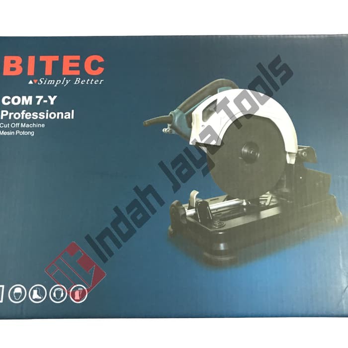 BITEC Mesin Cut Off Mini 7 Inch COM 7 Y Potong Besi Alumunium Kayu