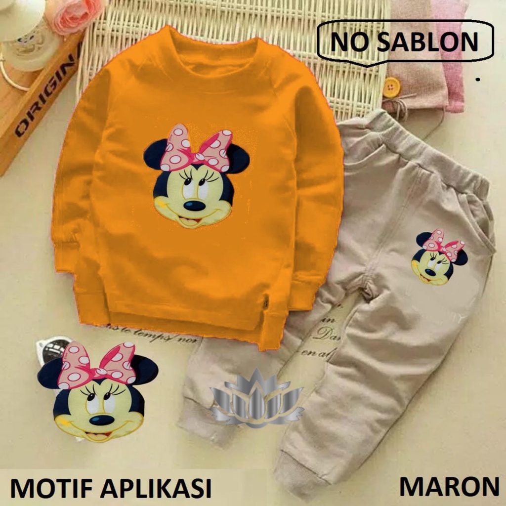 VGN SETELAN MICKEY BUCK / SETELAN SWEATER ANAK / FASHION ANAK/ PAKAIAN ANAK / SETELAN ANAK TERMURAH