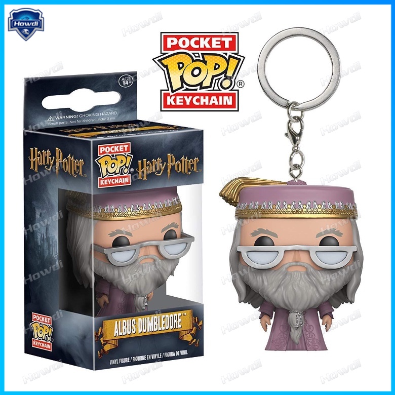 Funko POP Gantungan Kunci Action Figure Harry Potter Hermione Ron Snape Dobby