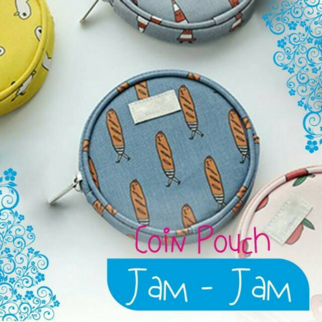 Dompet Koin Jam Jam Motif Buah - Coin Oouch Fruit - Purse Jam Jam Collection