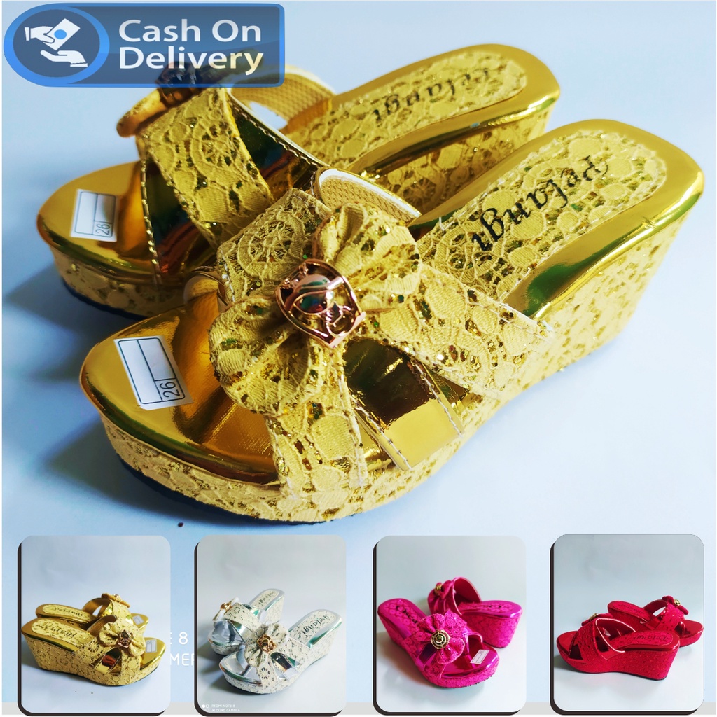 SANDAL ANAK WEDGES ANAK PEREMPUAN/SANDAL ANAK 5-10 TAHUN/ SANDAL ANAK TERBARU bisa cod