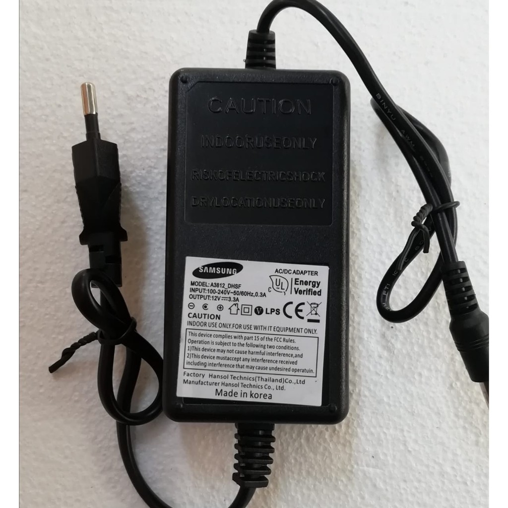 Power Adaptor 3.3A Power Supply AC DC 12V 3.3A Real Power