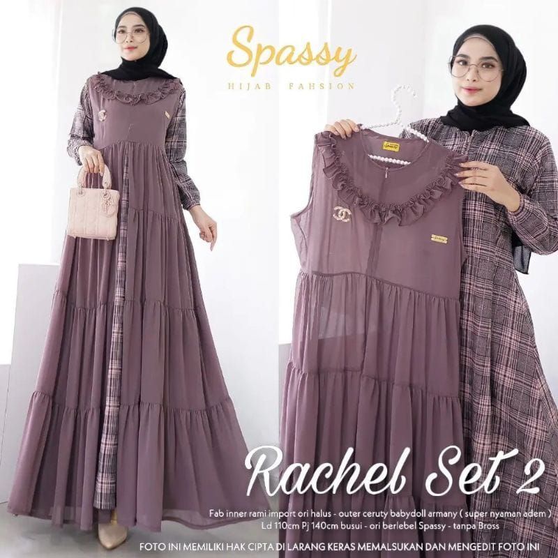 RACHEL DRESS SET 2 | GAMIS DEWASA