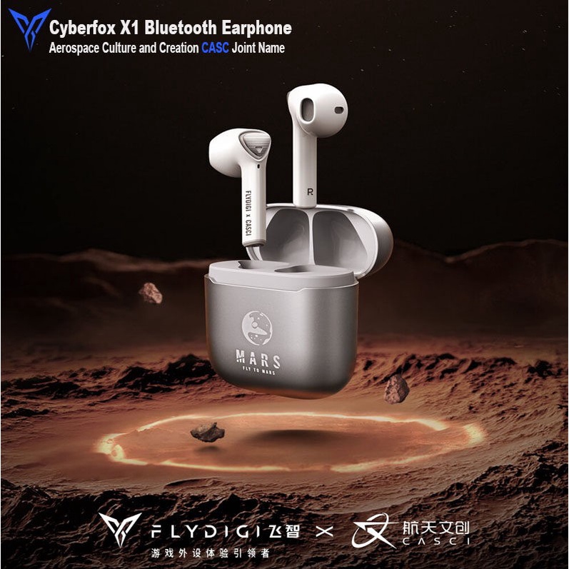 Flydigi X1 Fly to Mars Edition TWS Bluetooth 5.2 Wireless Earphone