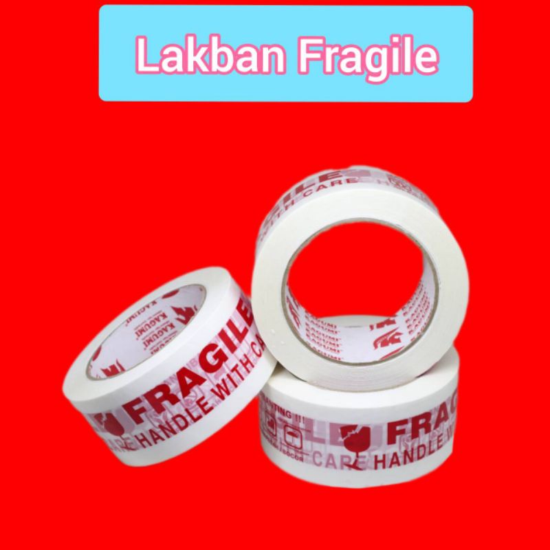 

Lakban Fragile Ukuran 48mm × 100yard