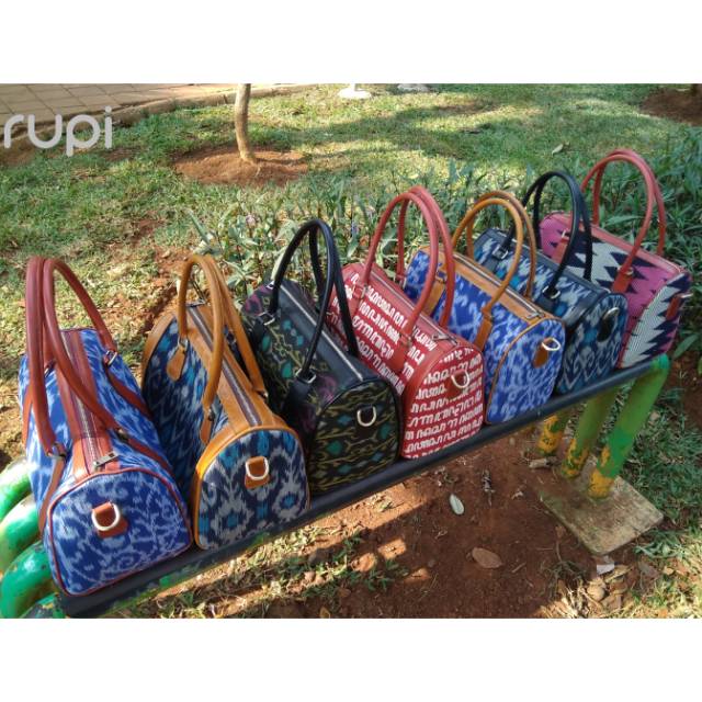 RUPI SPEEDY BAG BATIK MIX LEATHER