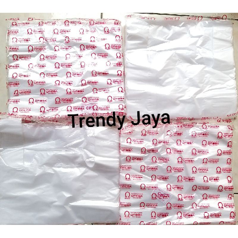 Kantong Plastik Kresek Putih Bening Transparan Omega