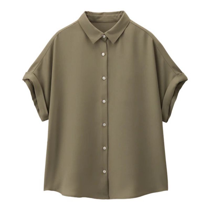 Kemeja Wanita GU* Uniqlo Airy Shirt Original Branded