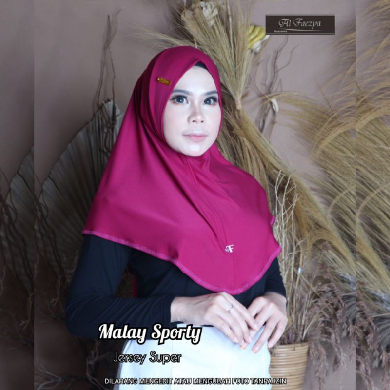 Jilbab MAlay sporty