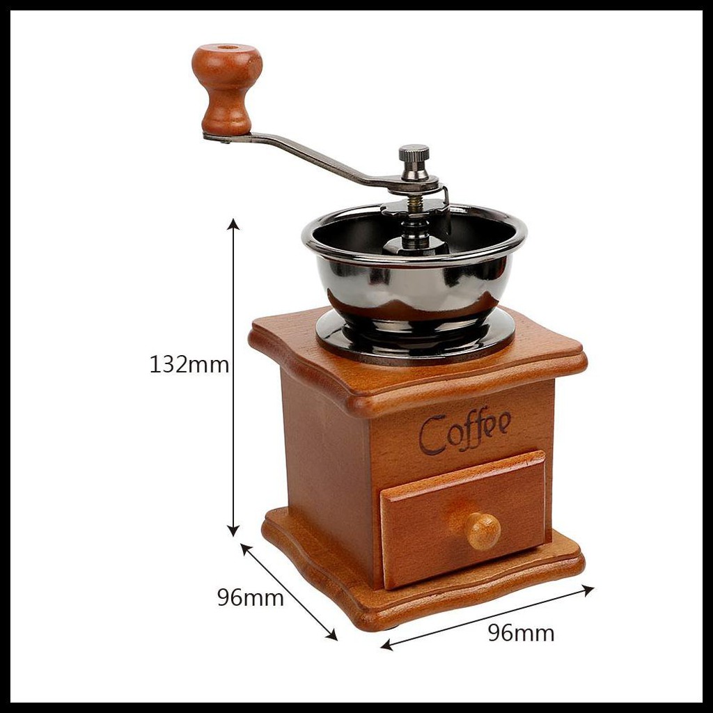 ALAT PENGGILING KOPI MANUAL COFFEE GRINDER - 16290 - BROWN